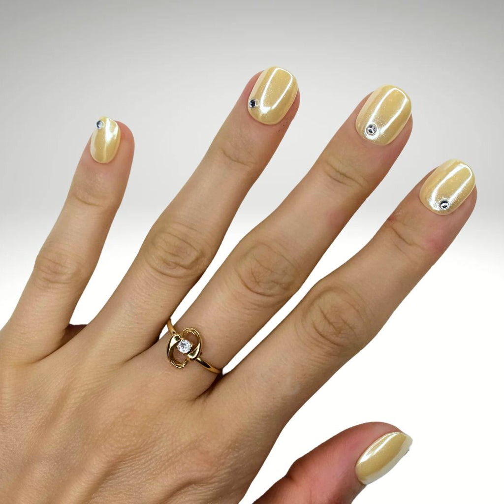 PollyTips - Lemon Glaze Nails 2