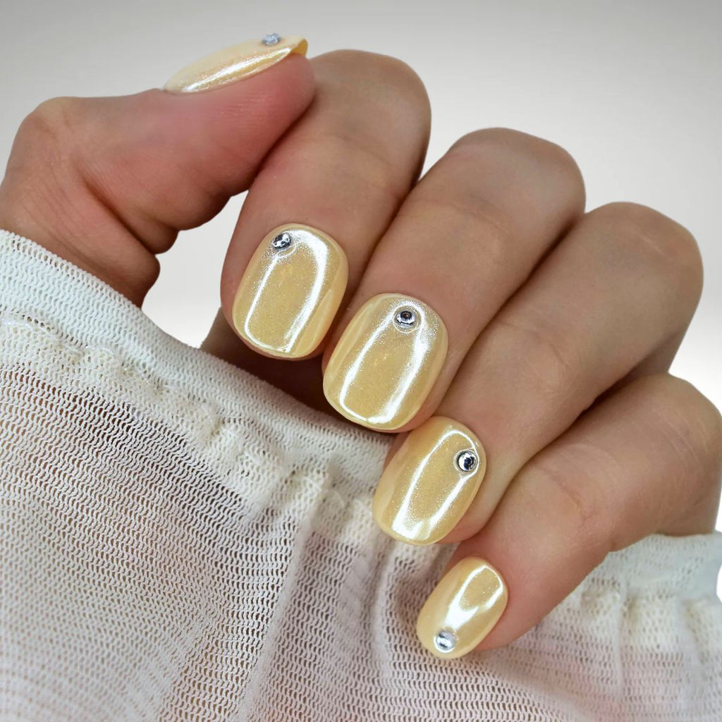 PollyTips - Lemon Glaze Nails 5