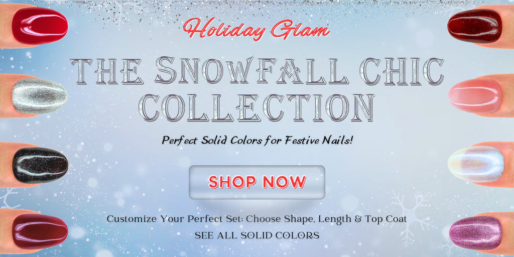 PollyTips - Homepage Header Image "The Snowfall Chic Collection" For Desktop.