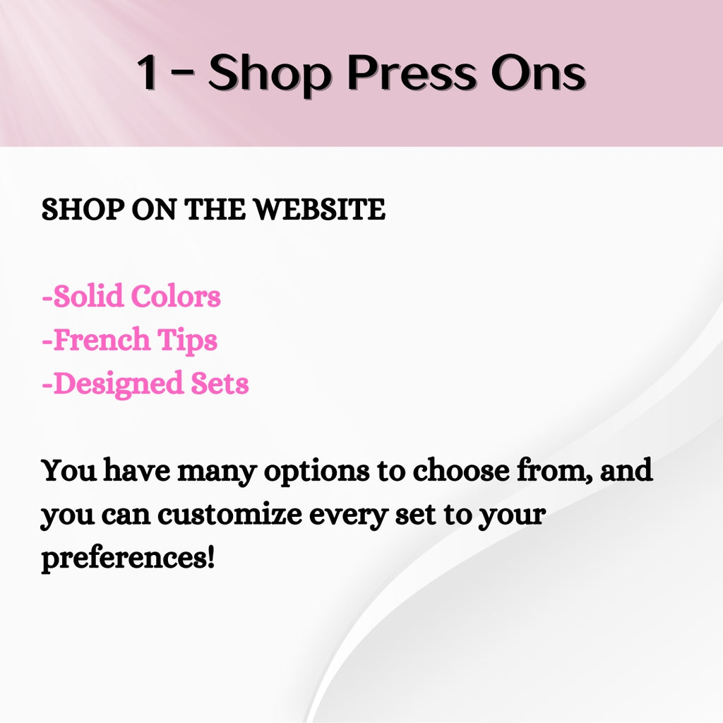 PollyTips - How to Order - Shop Press Ons.