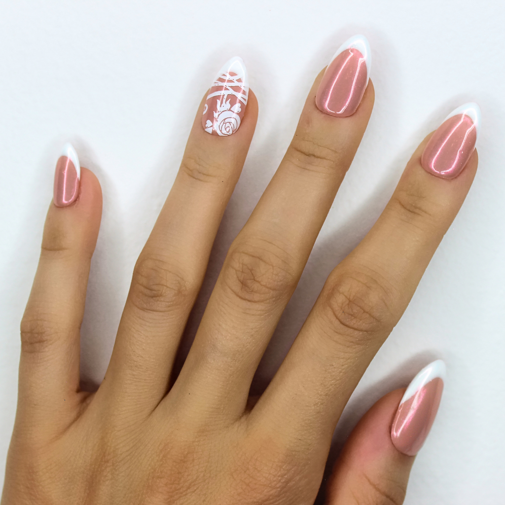 PollyTips - Glazed Bouquet Toss Nails 2