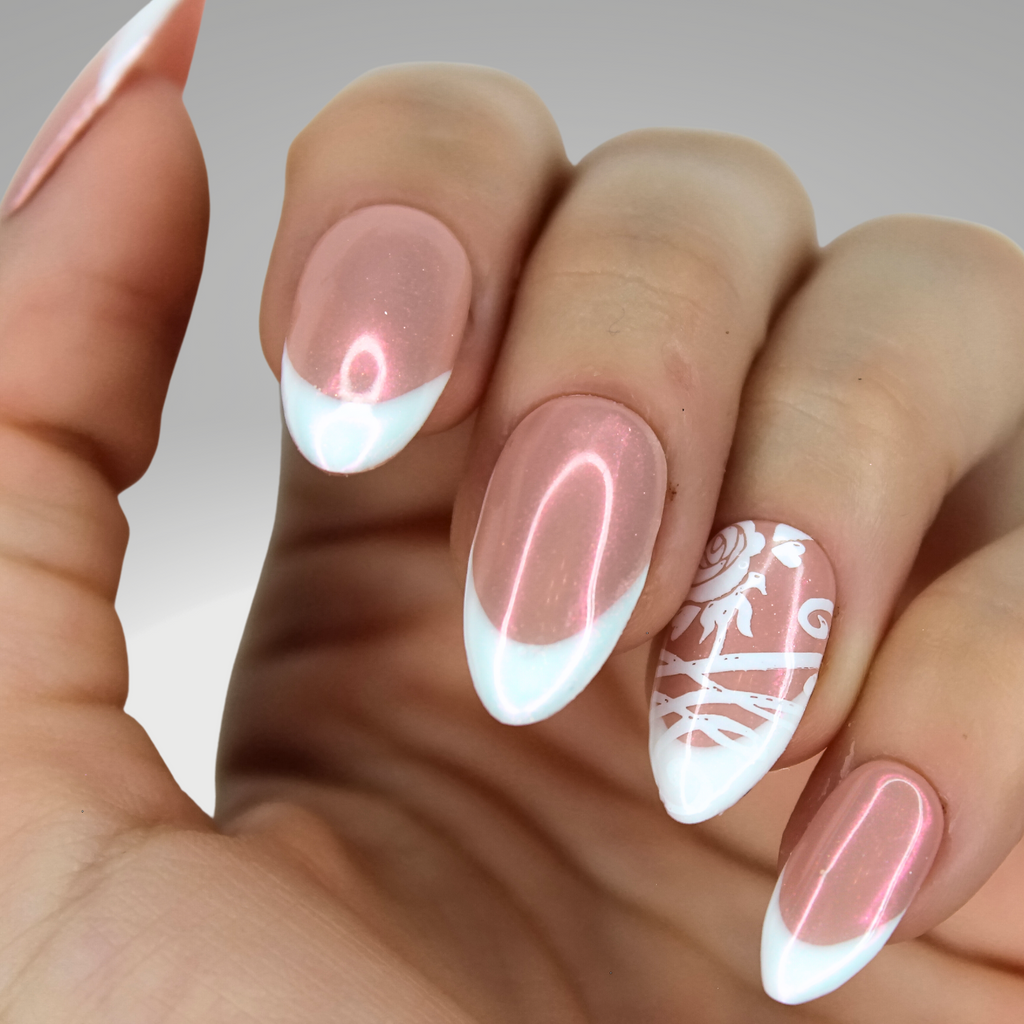 PollyTips - Glazed Bouquet Toss Nails 3