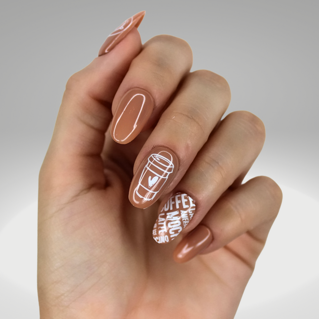 PollyTips - Coffee Break Nails 3