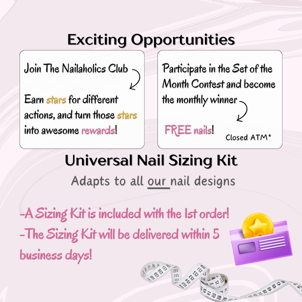 PollyTips - Our Perks 1 - Exciting opportunities and an Universal nail Sizing Kit.