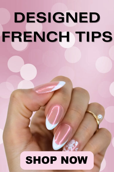 PollyTips - Pink Designed French Tips Collection Thumbnail.